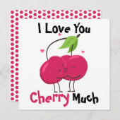 Cherry Liebe Puffkarte (Vorne/Hinten)