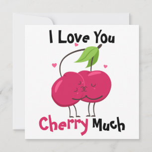 Cherry Liebe Puffkarte