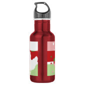 Cherry-Limoner Pop Edelstahlflasche (Rückseite)