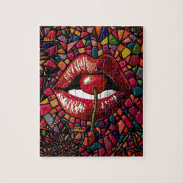 Cherry Lips Mosaik Puzzle