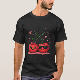 Cherry Lovers T - Shirt - Ästhetische Frucht Grafi