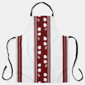 Cherry Luxury Jacquard Stripes Schürze (Vorderseite)