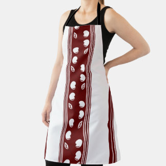 Cherry Luxury Jacquard Stripes Schürze