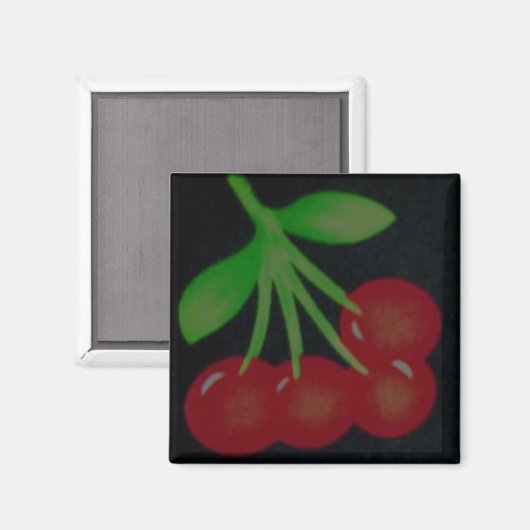 Cherry Magnet (Vorderseite/Rückseite)