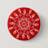 Cherry Mandala Button (Vorderseite)