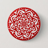 Cherry Mandala Button (Vorderseite)