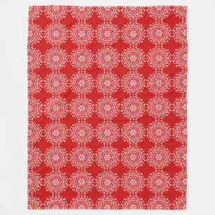 Cherry Mandala Fleecedecke