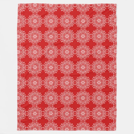 Cherry Mandala Fleecedecke (Vorderseite)