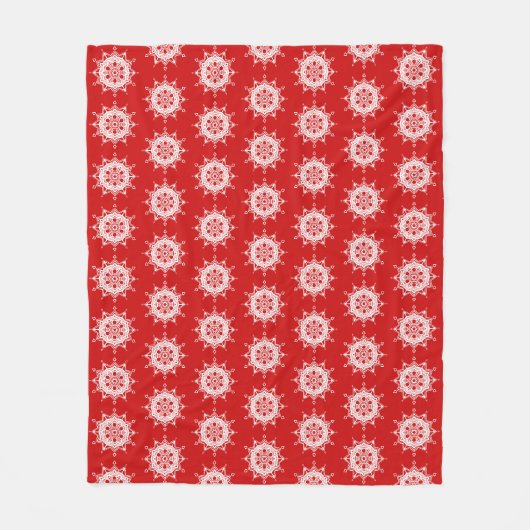 Cherry Mandala Fleecedecke (Vorderseite)