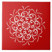 Cherry Mandala Fliese (Vorderseite)