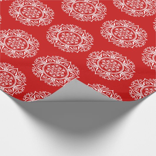 Cherry Mandala Geschenkpapier (Ecke)