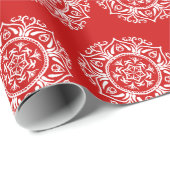 Cherry Mandala Geschenkpapier (Rolleneckpunkt)