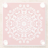 Cherry Mandala Glasuntersetzer (Rückseite)