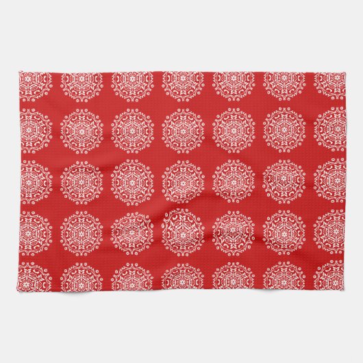 Cherry Mandala Handtuch (Horizontal)