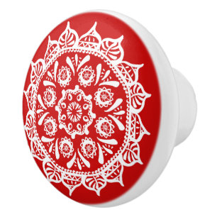 Cherry Mandala Keramikknauf
