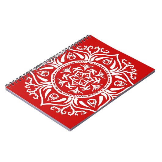 Cherry Mandala Notizblock (Linke Seite)