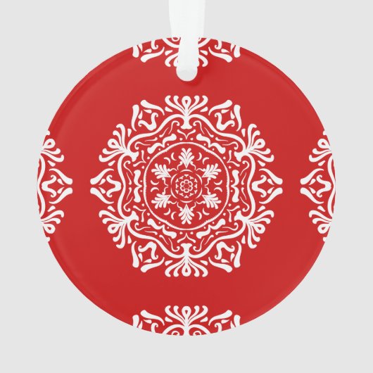 Cherry Mandala Ornament (Rückseite)