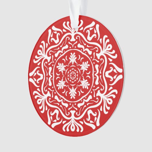Cherry Mandala Ornament (Vorderseite)