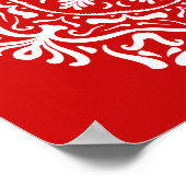 Cherry Mandala Poster (Ecke)
