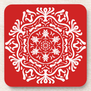 Cherry Mandala Untersetzer