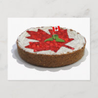 Cherry Maple Leaf Cake