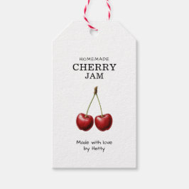 Cherry-Marmelade-Label für Ihre hausgemachten Reze Geschenkanhänger
