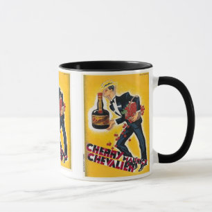 Cherry Maurice Chevalier Vintag Label Tasse