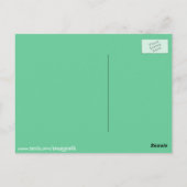 Cherry & Mint Cupcake Postkarten (Rückseite)