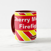 Cherry Mountain Firefighter-Tasse Tasse (Vorderseite Links)