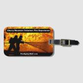 Cherry Mountain Volunteer Fire Department Tag Gepäckanhänger (Vorderseite (Horizontal))