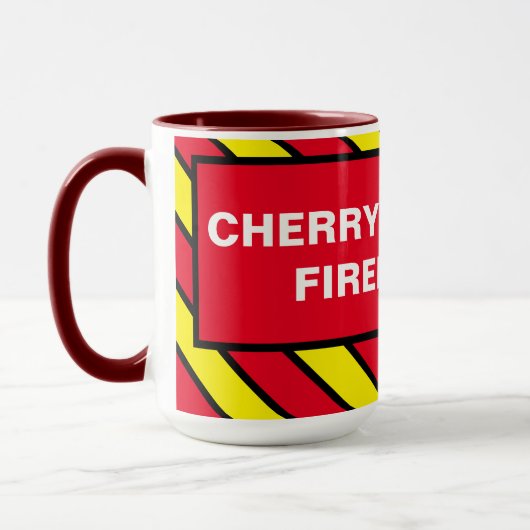 CHERRY MOUNTAY FIREFIGHTER TASSE (Links)