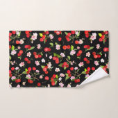 Cherry Muster 2 Badhandtuch Set (Handtuch)