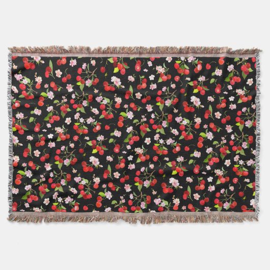 Cherry Muster 2 Decke (Vorderseite)