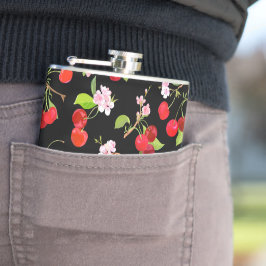 Cherry Muster 2 Flachmann