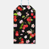 Cherry Muster 2 Geschenkanhänger (Vorderseite)