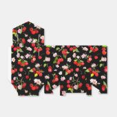 Cherry Muster 2 Geschenkschachtel (Ungefaltet)