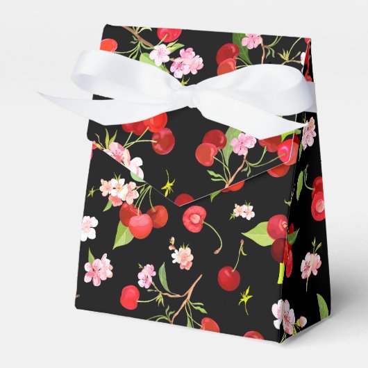 Cherry Muster 2 Geschenkschachtel (Vorderseite)