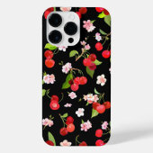 Cherry Muster 2 iPhone Hülle (Rückseite)