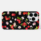 Cherry Muster 2 iPhone Hülle (Rückseite (Horizontal))