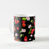 Cherry Muster 2 Kaffeetasse (Vorderseite Links)