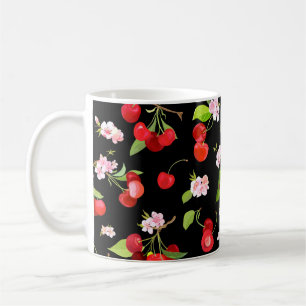 Cherry Muster 2 Kaffeetasse