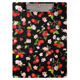 Cherry Muster 2 Klemmbrett