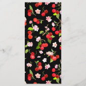 Cherry Muster 2 Menükarte (Rückseite)