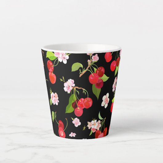 Cherry Muster 2 Milchtasse (Vorderseite)