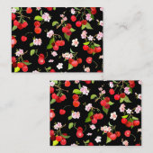 Cherry Muster 2 Mitteilungskarte (Vorne/Hinten)