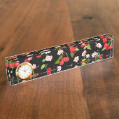 Cherry Muster 2 Namensplakette (Seite)