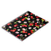 Cherry Muster 2 Notizblock (Linke Seite)