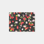 Cherry Muster 2 Post-it Klebezettel (Vorderseite)