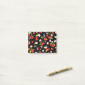 Cherry Muster 2 Post-it Klebezettel (Auf Schreibtisch)