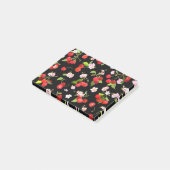 Cherry Muster 2 Post-it Klebezettel (angewinkelt)